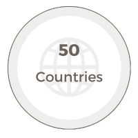 over 50 countries