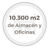 10.300 m2 de almacén y oficinas