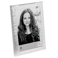 Mirja aluminum portrait frame, 10X15 cm, silver