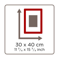 Chair cadre alu 030X040 ARGENT