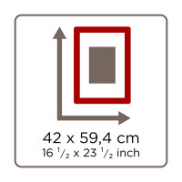 Stoel aluminium frame 42x59.4 SILVER