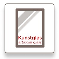 Kunstglas lijst 15X20 liggend formaat