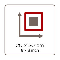 Stockholm 3D Holzr. 20x20 GRAU