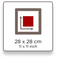 Steel Style Kst.Rahmen 40x40 WEISS