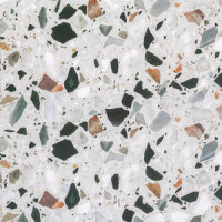 Designalbum Terrazzo, stone black, 30x30 cm