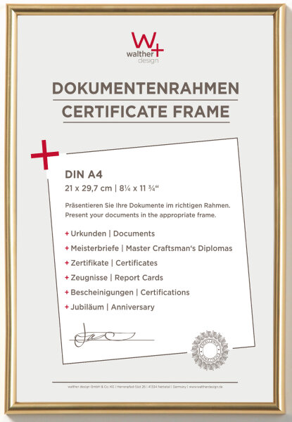 Galeria doosframe 021X29.7 GOUD