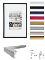 Galeria Cadre en bois 040X040 BLANC