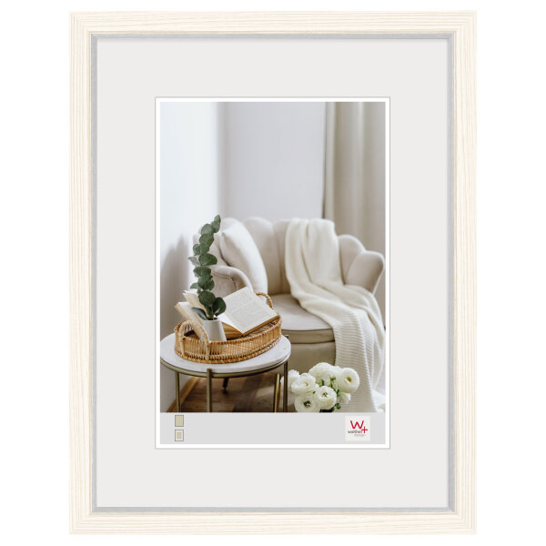 Marco de madera Hygge 030X040 cm BLANCO