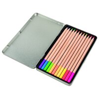 Crayons de couleur en bois NEON, PIMP AND CREATE, 12 pcs....