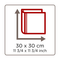 Designalbum Fun rot, 30X30 cm, mit Ausschnitt